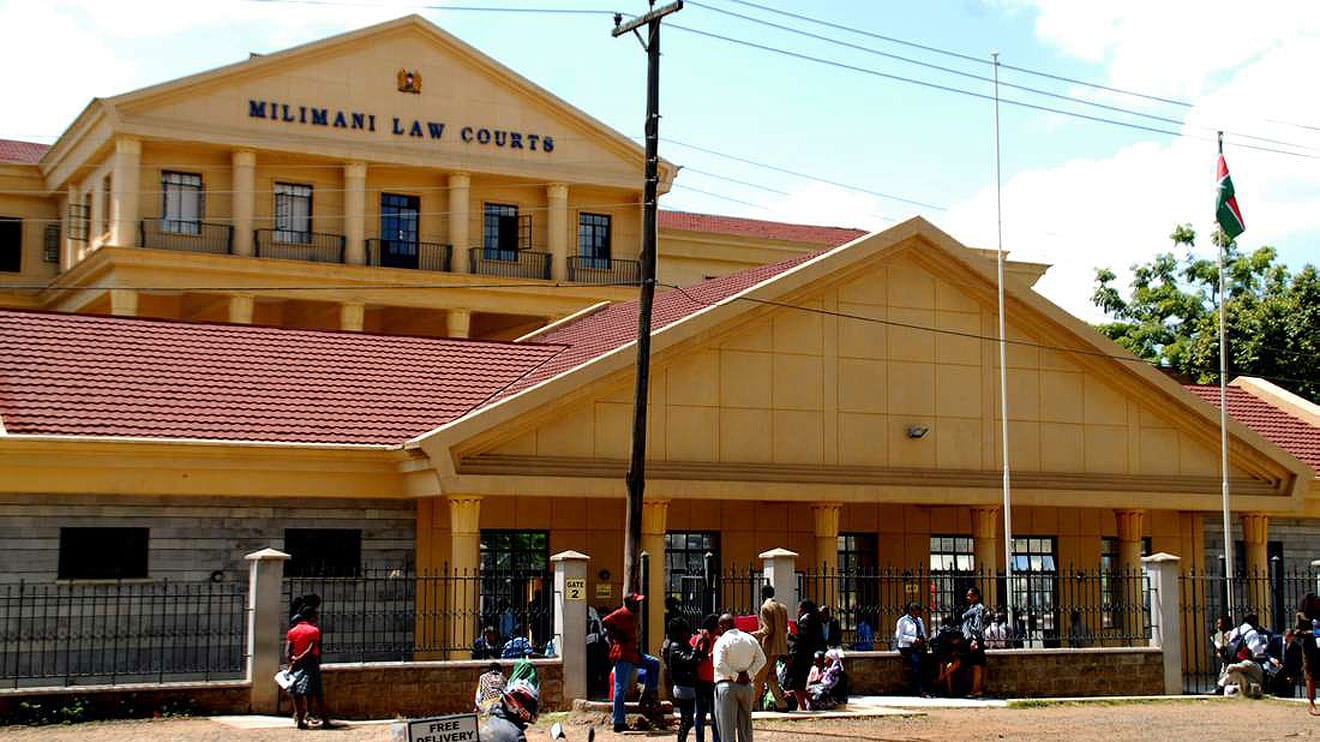 File image of the Milimani Law courts.